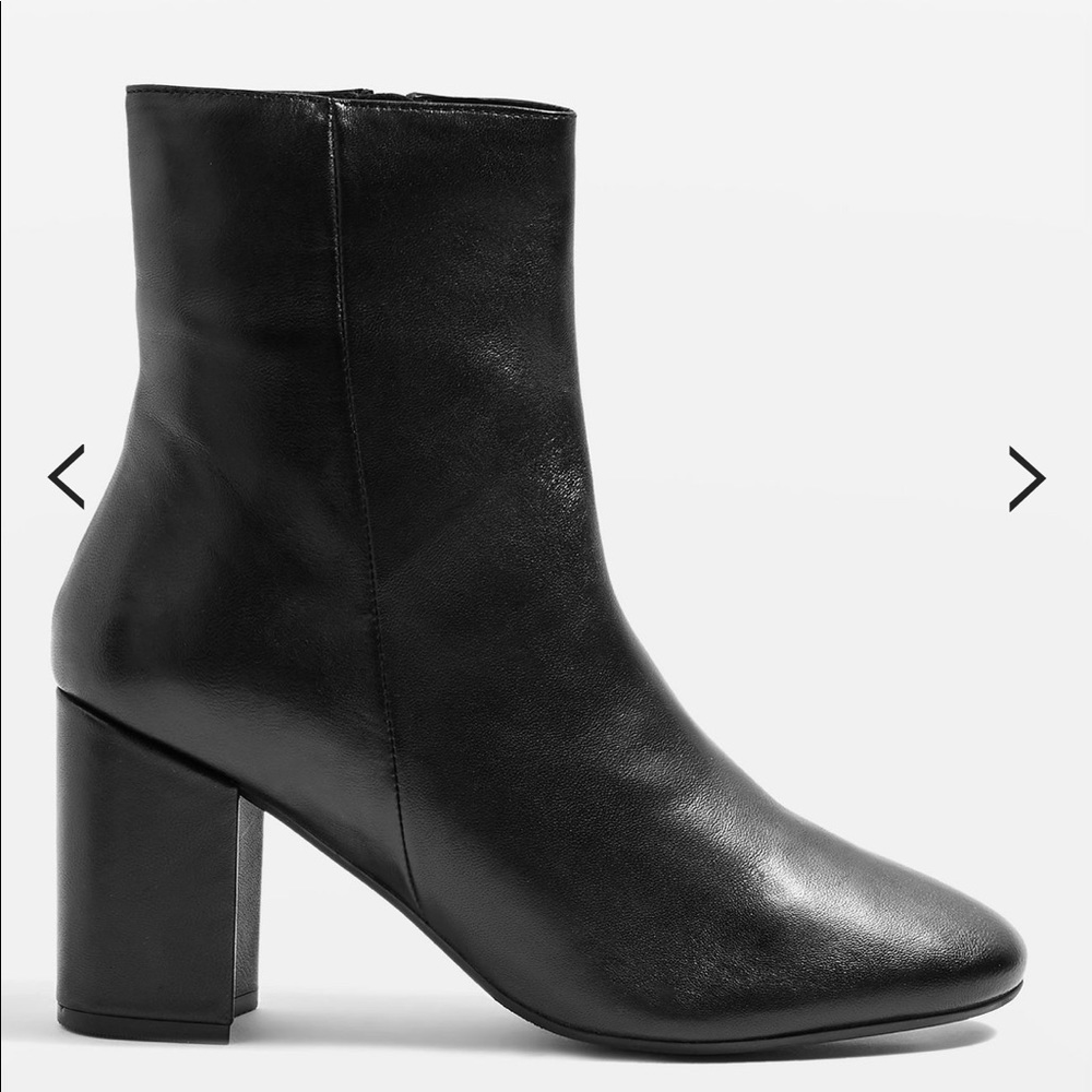 Topshop Elise Leather Booties